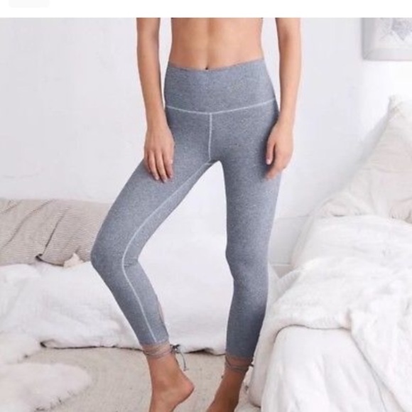 aerie 'Chill Play Move' Gray Hi-Waisted Leggings S - Picture 2 of 5